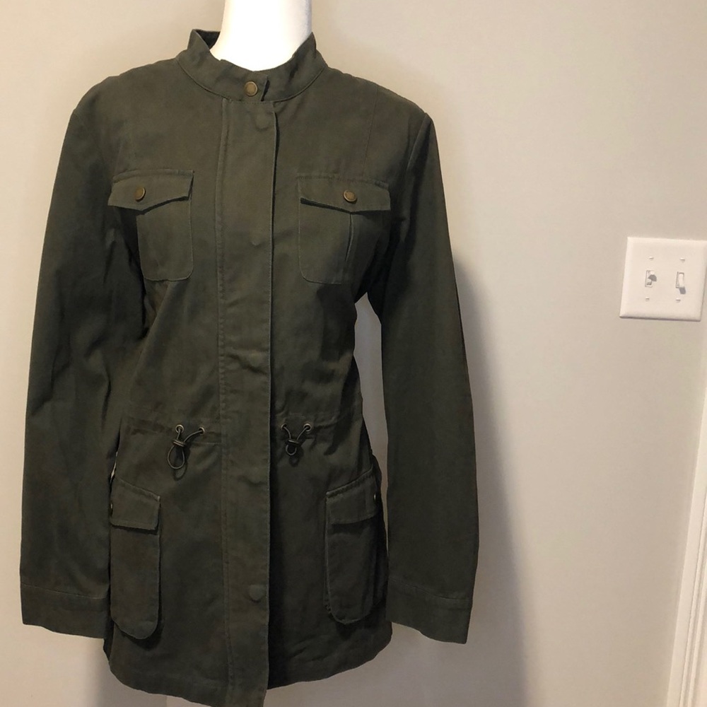 NWOT cold water CREEK Hunter Green Jacket - Picture 3 of 8